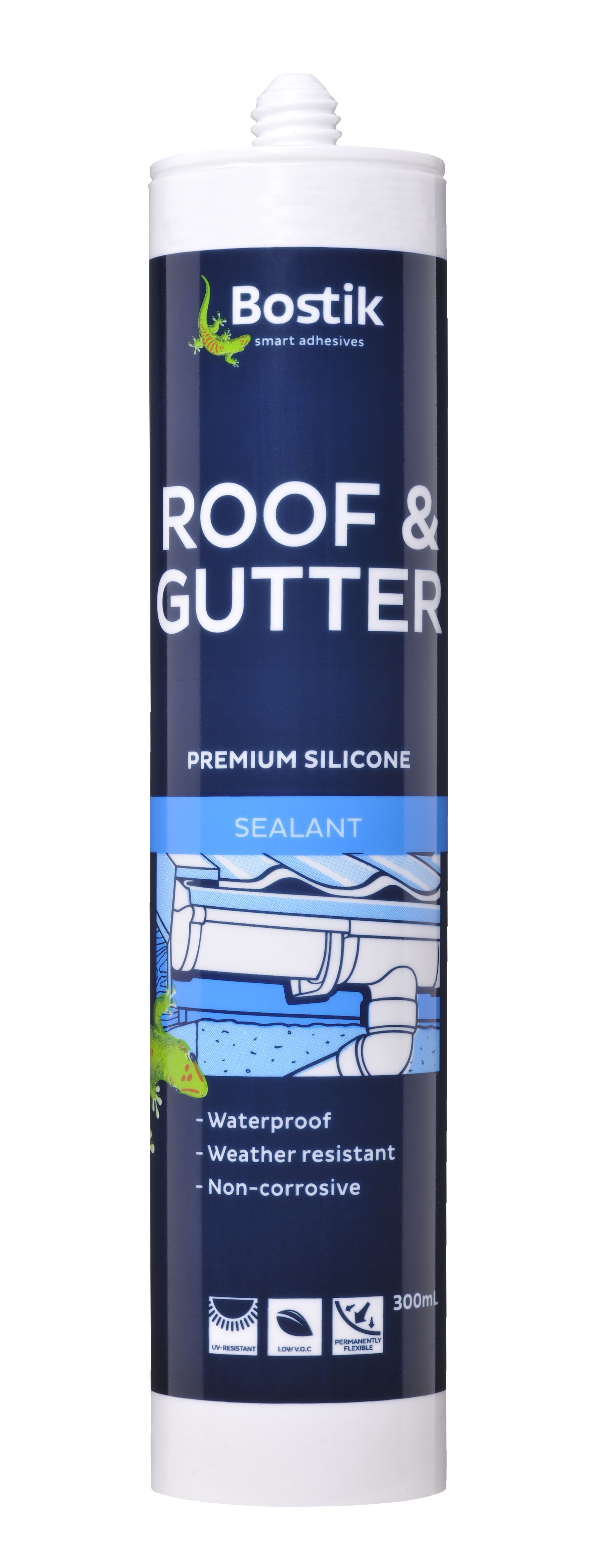 BOSTIK ROOF & GUTTER SILICONE - SURFMIST (OFF WHITE) -